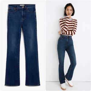 Madewell Women's Flare Jeans in Dark Blue